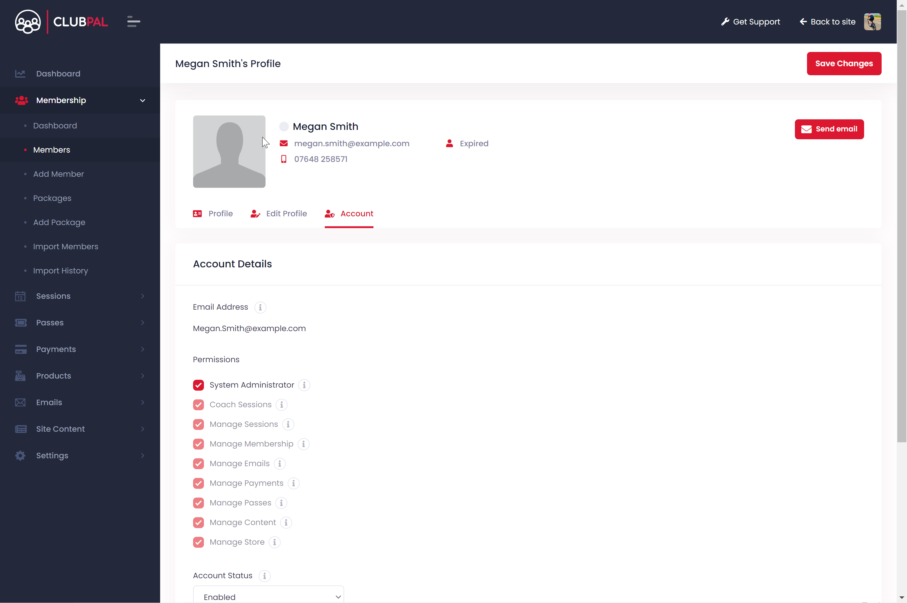 Manage permissions